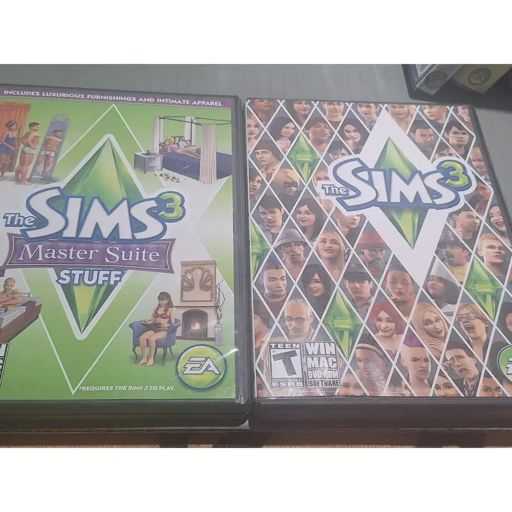 The Sims 3 & Sims 2 PC Lot Expansions Stuff Packs + Guide Tested Discs